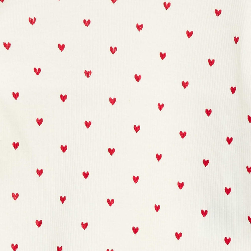 Tee-shirt rib col ondulé