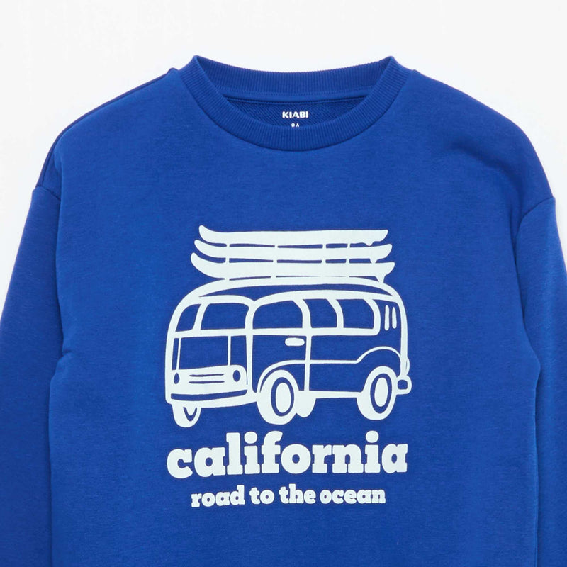 Sweat à col rond imprimé