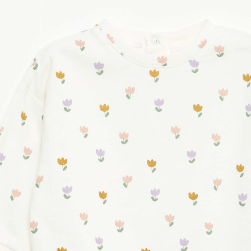 Sweat en molleton à motif
