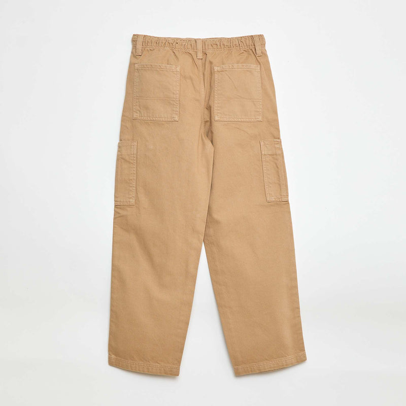 Pantalon multipoches uni