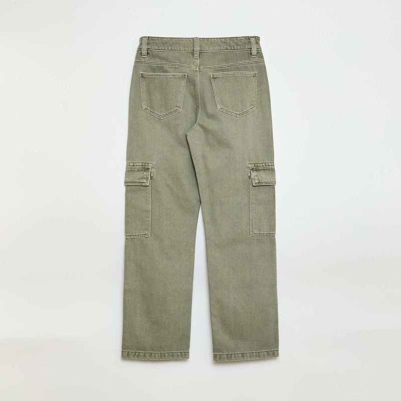 Pantalon en denim multipoches