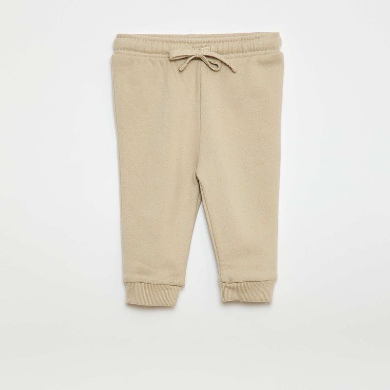 Lot 2 pantalons jogging en french terry
