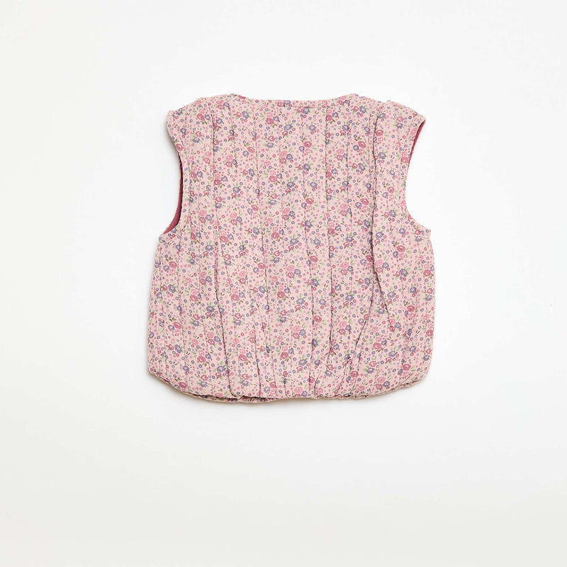 Veste matelassée en gaze de coton