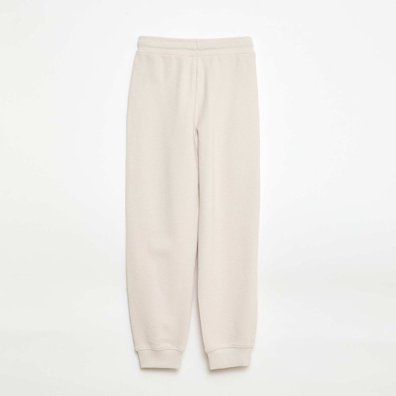 Jogging uni en molleton léger