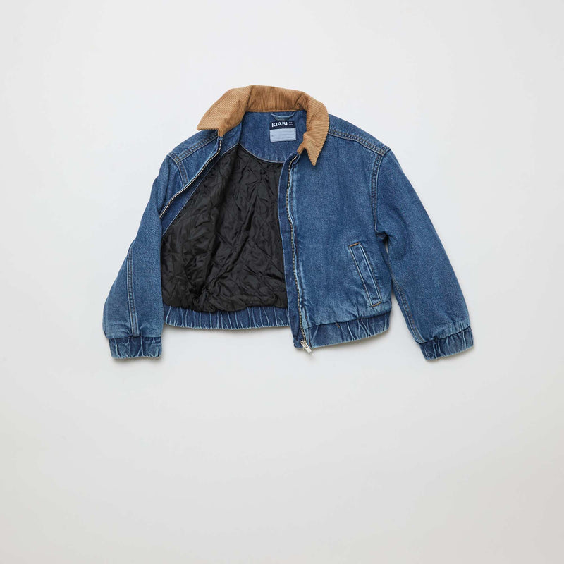 Veste bombée en jean