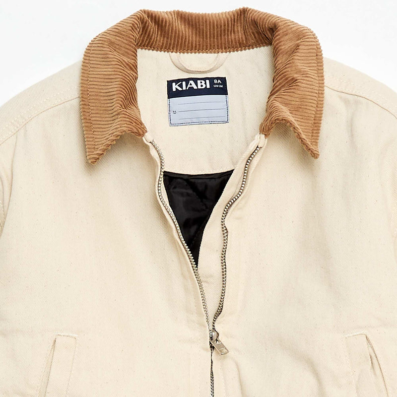 Veste bombée en jean