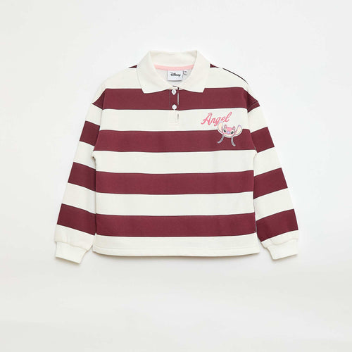 Polo à rayures imprimé 'Angel' 'Disney'