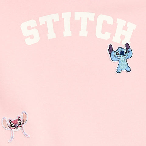 Sweat à capuche imprimé 'Stitch'