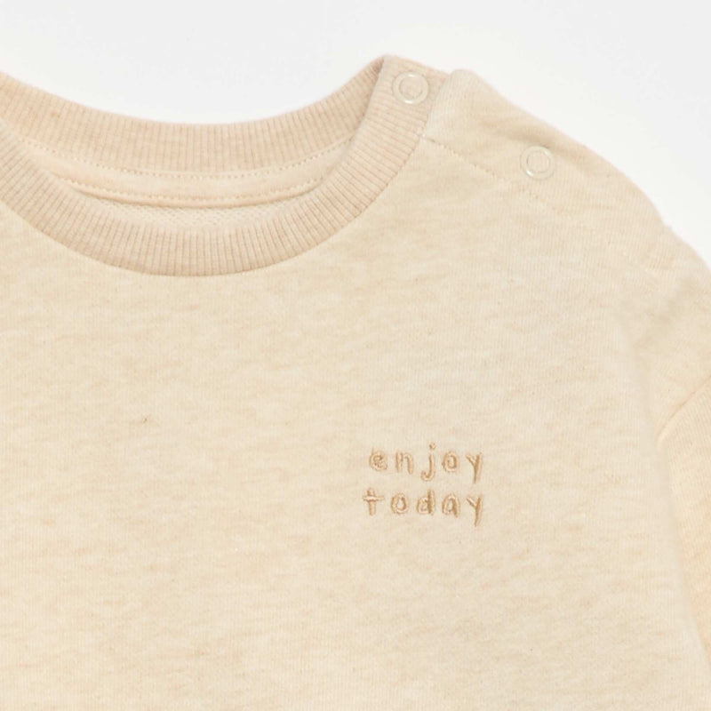 Sweat mouliné en french terry