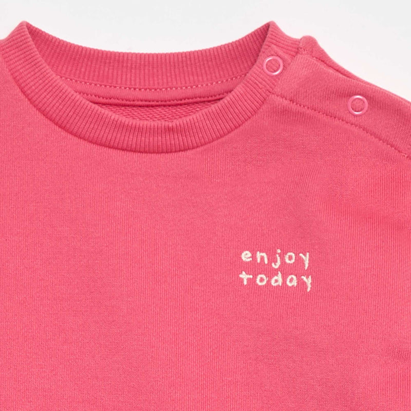 Sweat mouliné en french terry