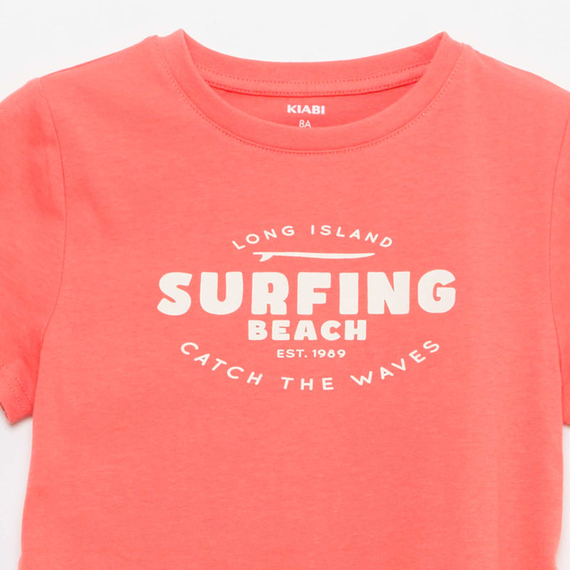 T-shirt imprimé à message