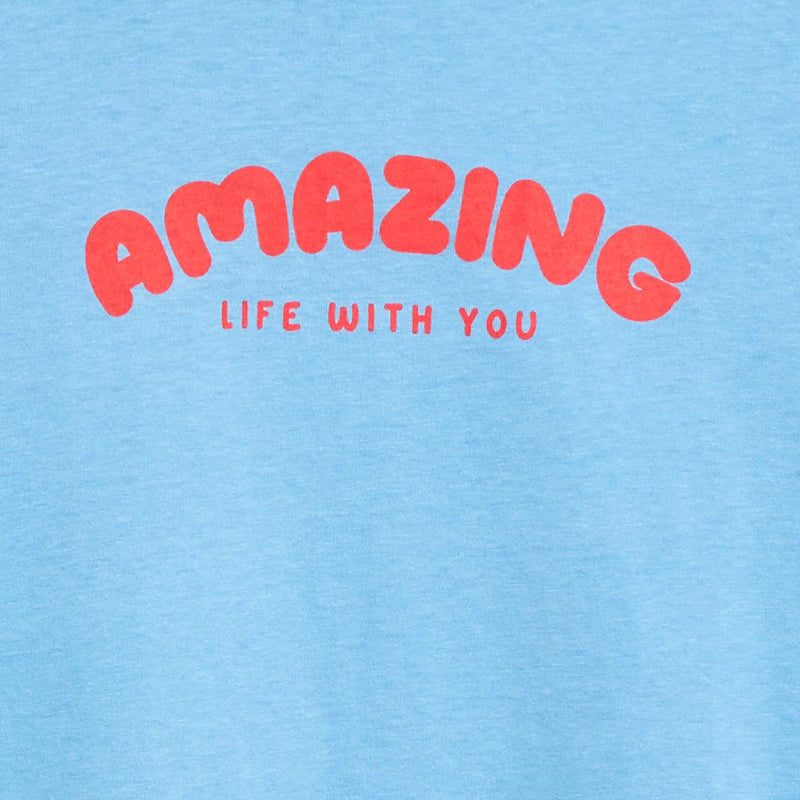 T-shirt imprimé à message