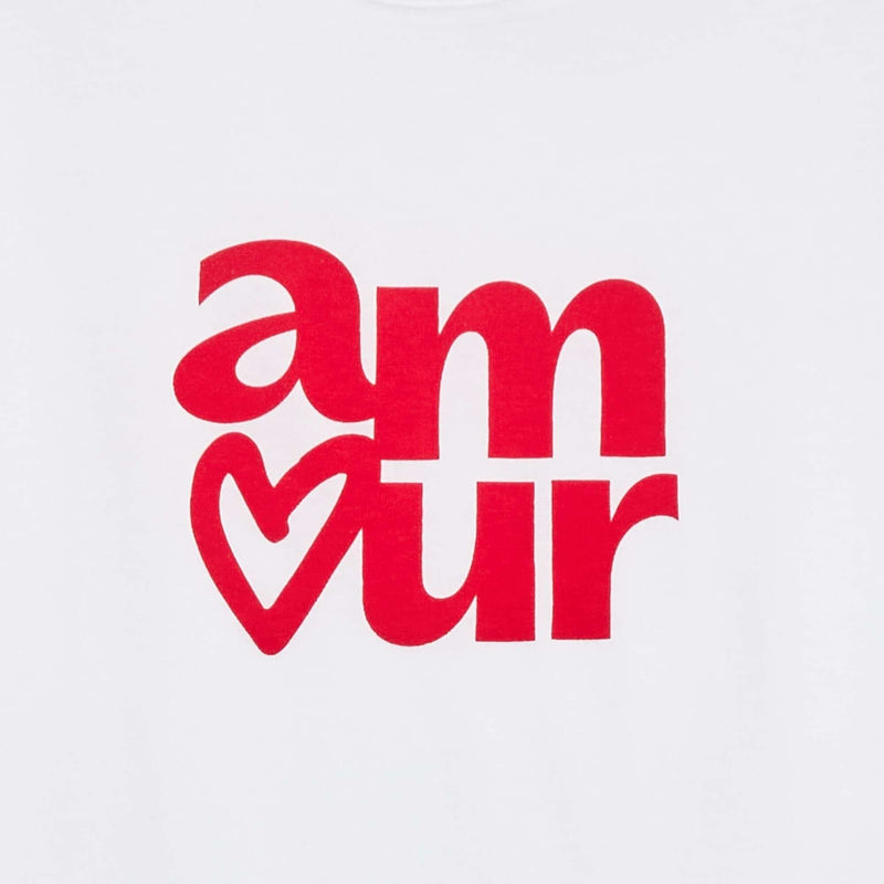 T-shirt imprimé message à manches courtes