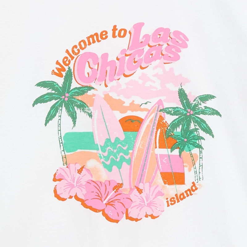 T-shirt imprimé fantaisie