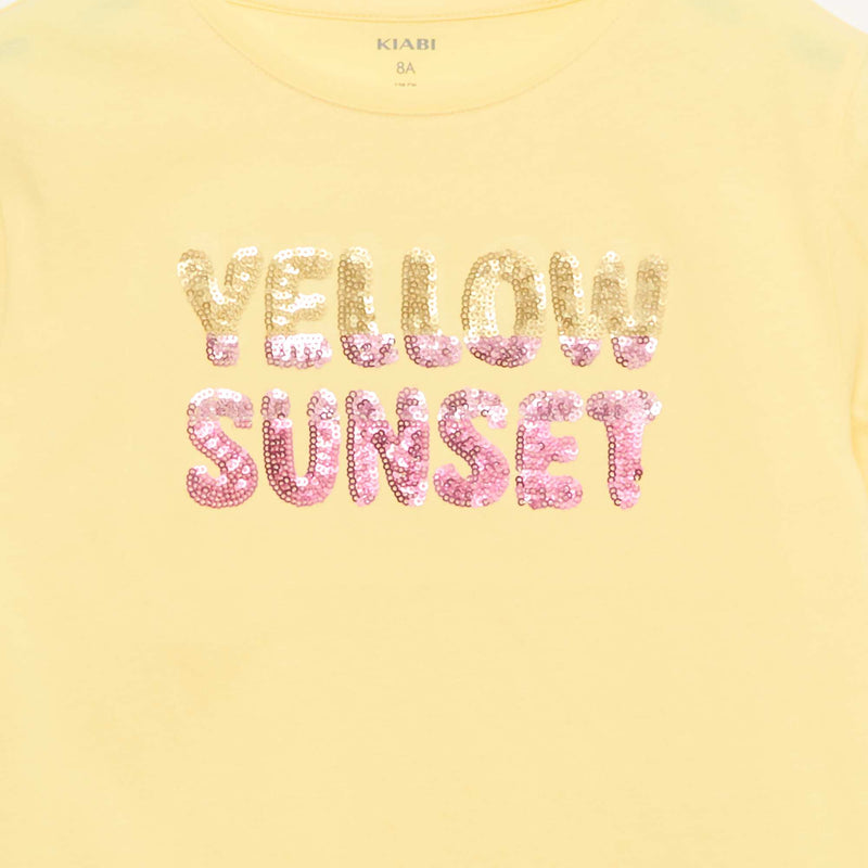 T-shirt à manches courtes avec animation