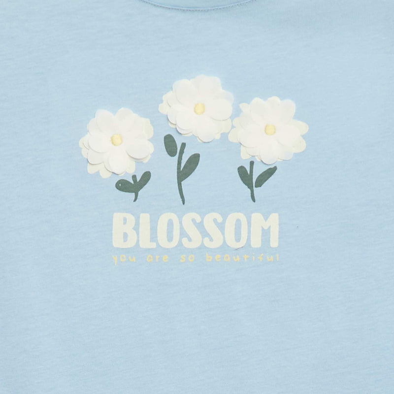 T-shirt à manches courtes avec animation