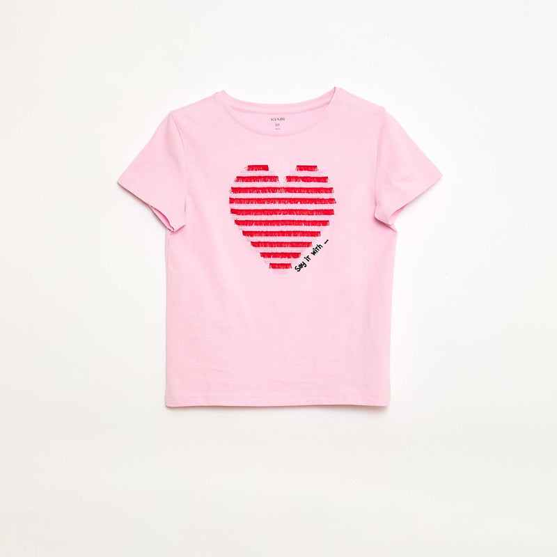 T-shirt à manches courtes avec animation