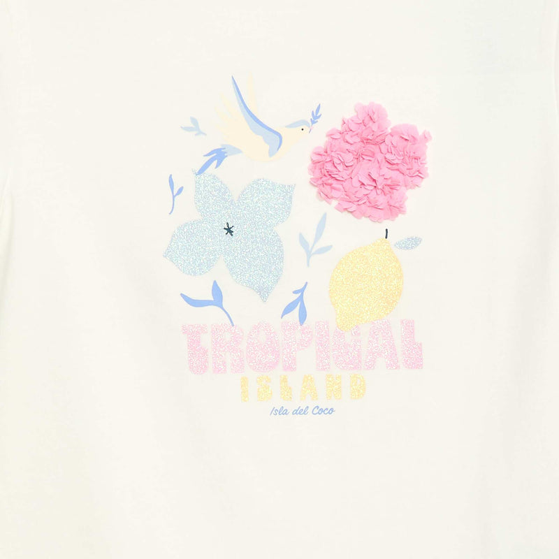 T-shirt à manches courtes avec animation