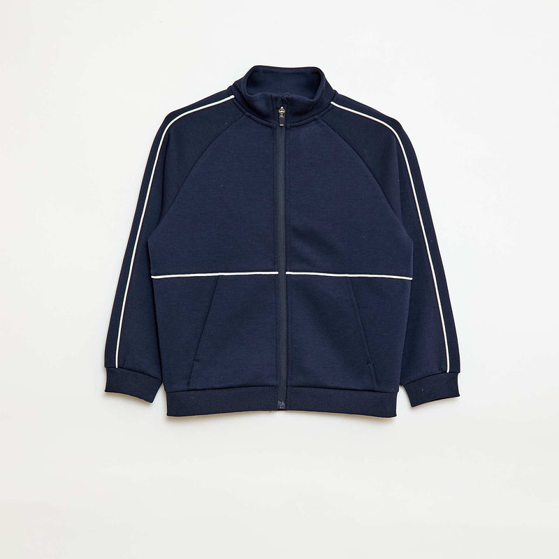 Sweat avec ouverture zippée