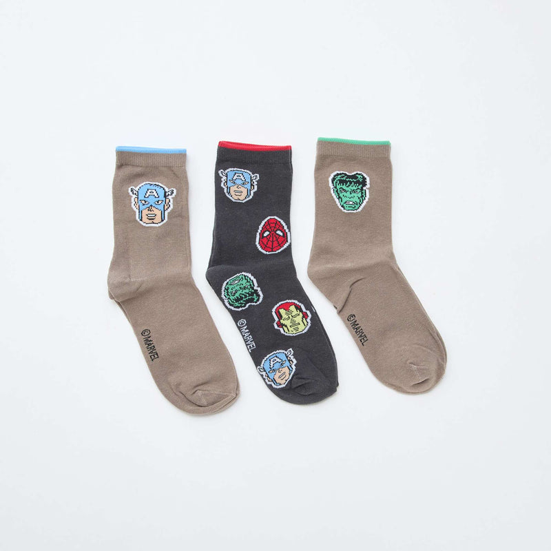 Lot de 3 paires de chaussettes 'Spiderman'
