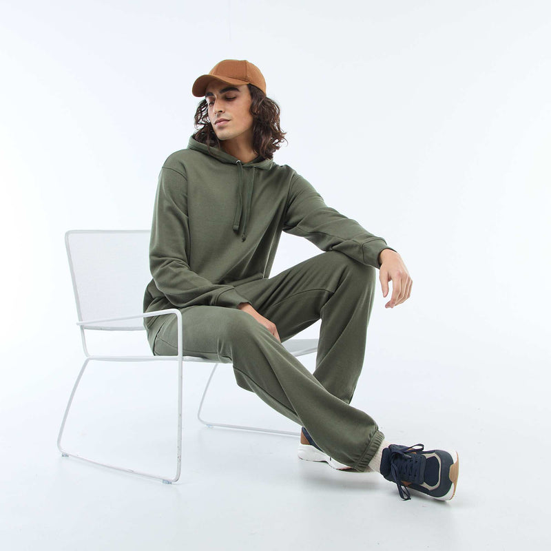 Sweat à capuche en french terry