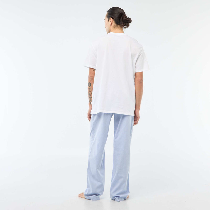 Pyjama long en popeline - 2 pièces