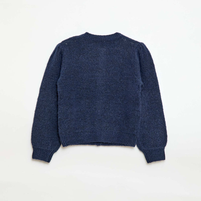 Gilet en maille pointelle