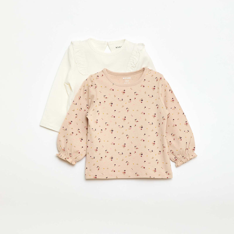 Beige/blanc
