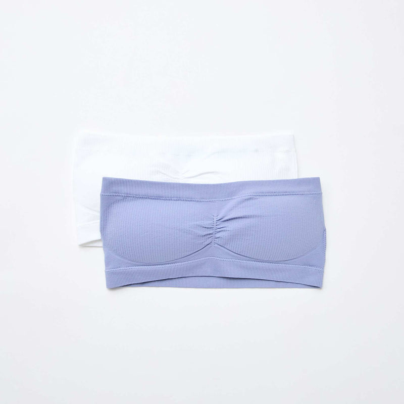 Lot de 2 bandeaux rib sans coutures