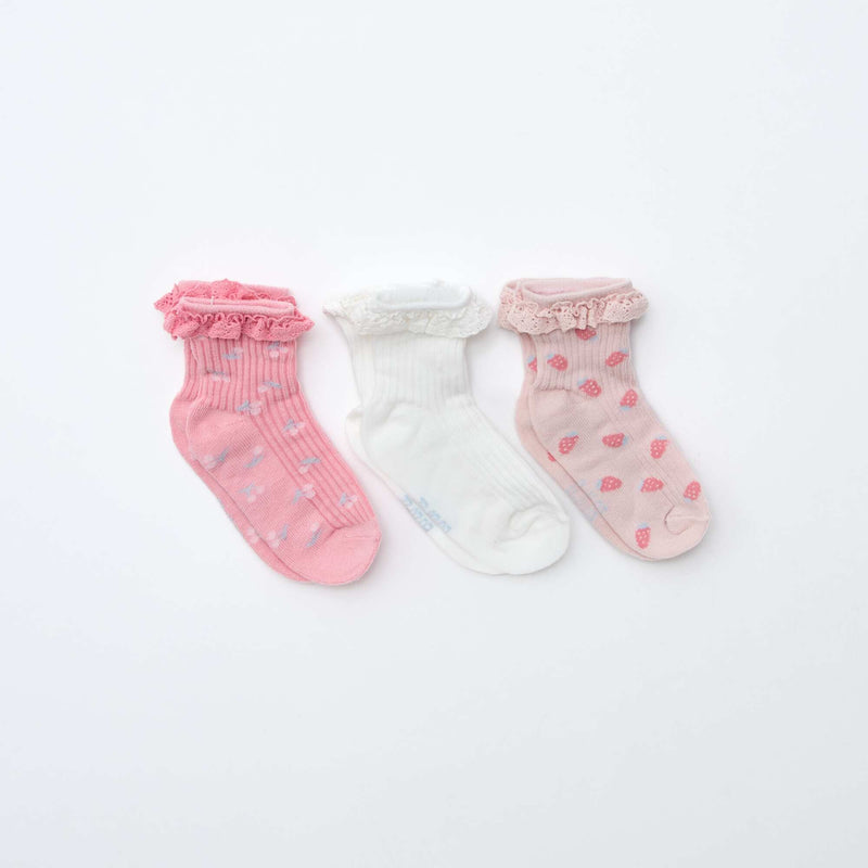 Lot de 3 chaussettes imprimées