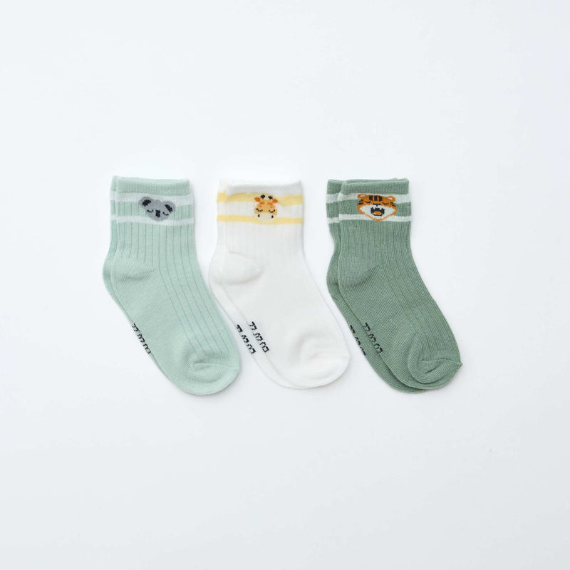 Lot de 3 paires de chaussettes en maille stretch