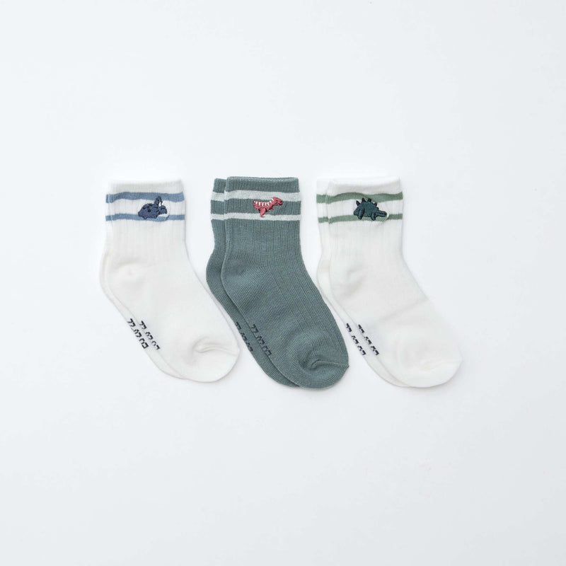 Lot de 3 paires de chaussettes en maille stretch