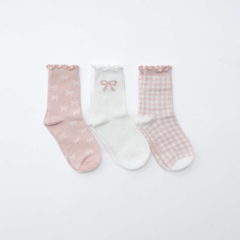 Lot de 3 chaussettes imprimées