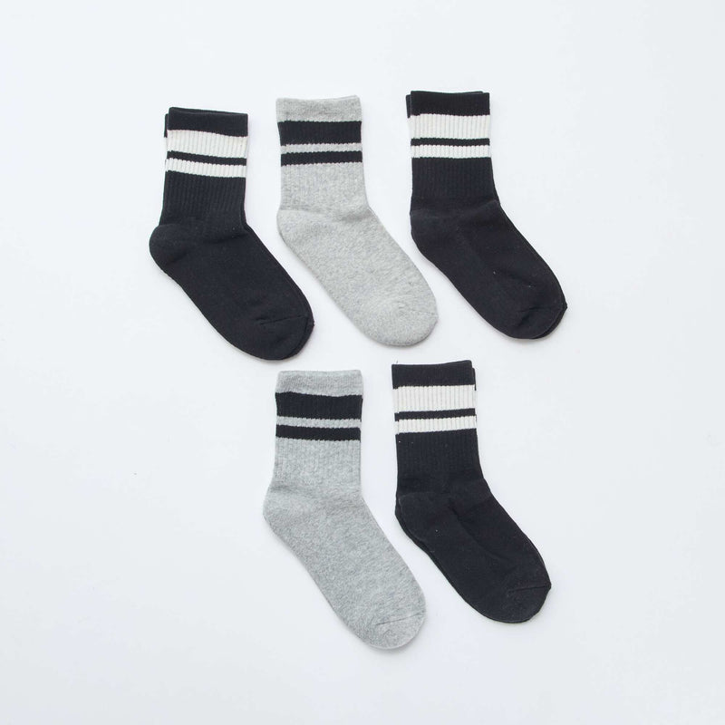 Lot de 5 chaussettes en coton
