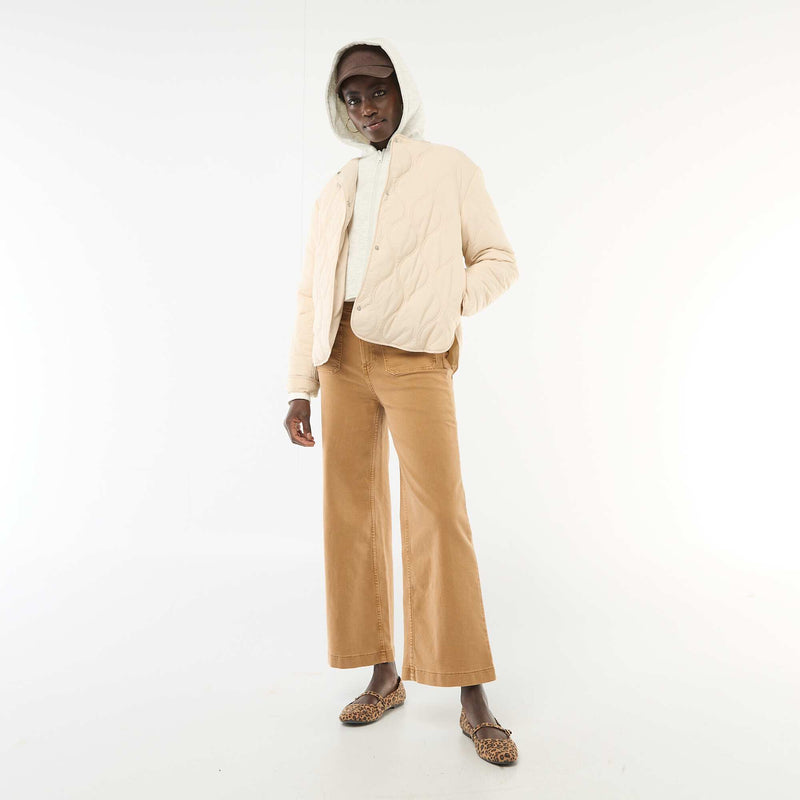 Blouson matelassé avec plastron amovible