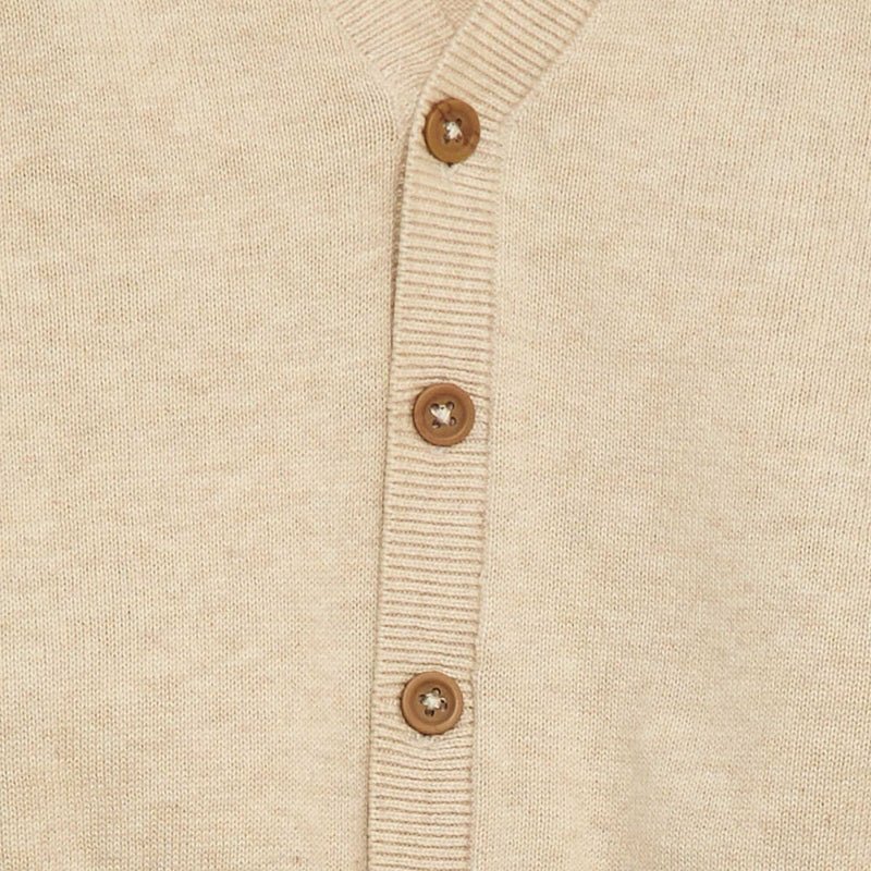 Gilet fine jauge col V