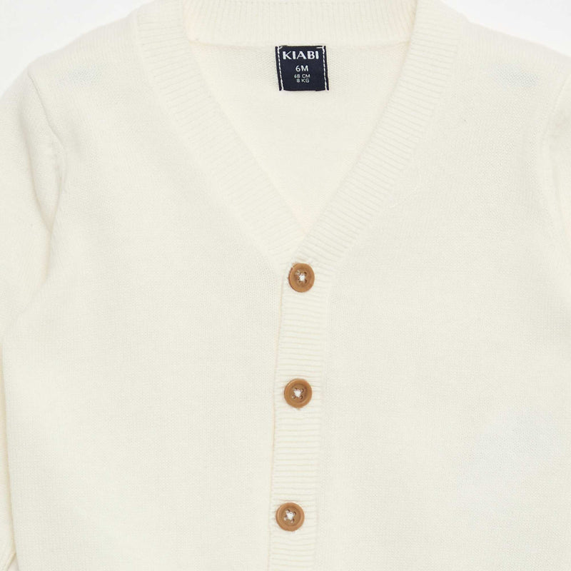 Gilet fine jauge col V