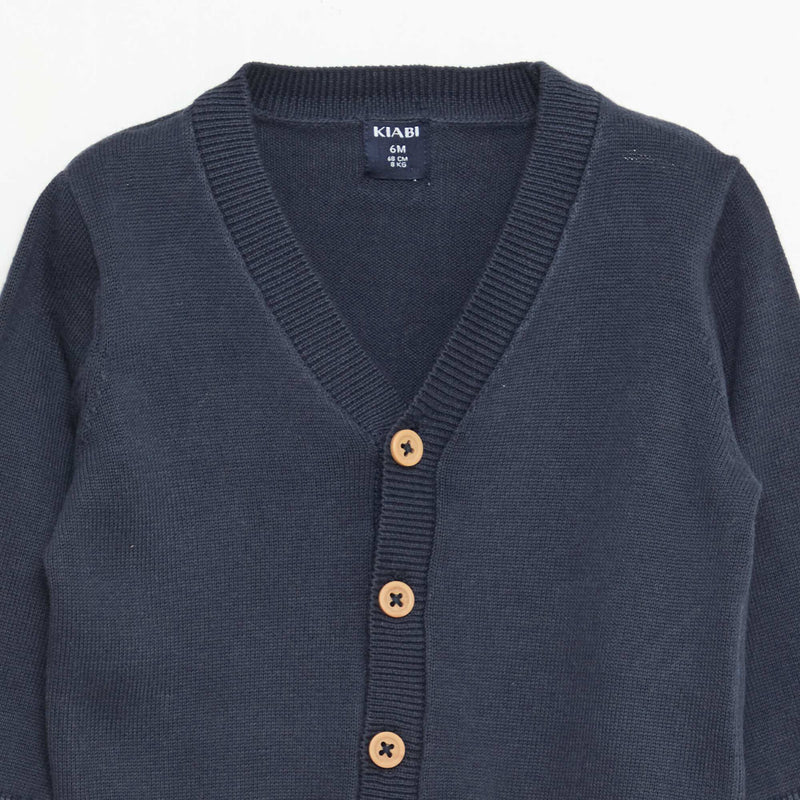 Gilet fine jauge col V