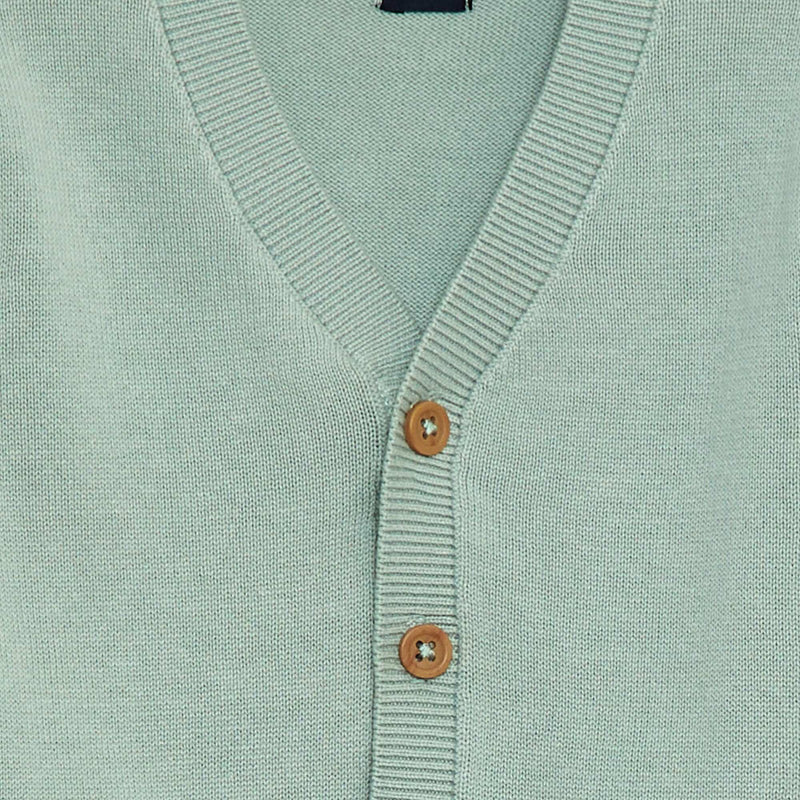 Gilet fine jauge col V