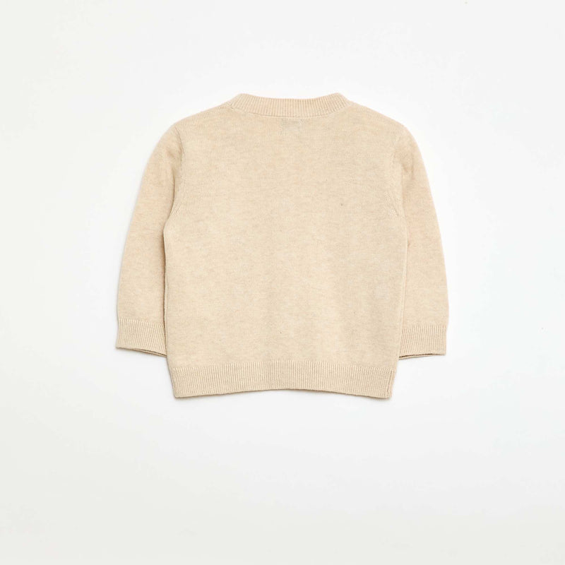 Gilet fine jauge col V
