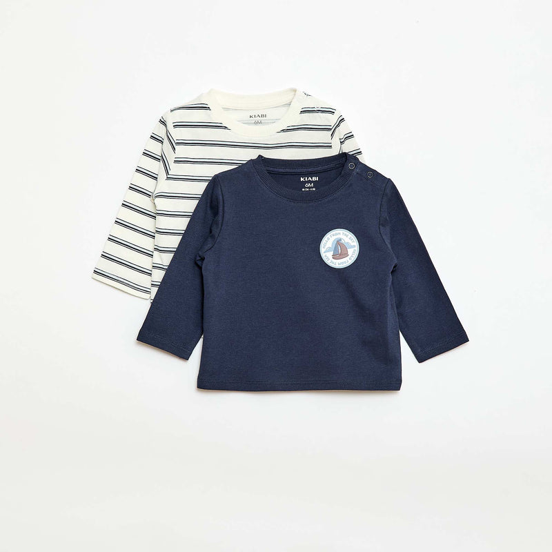 Lot de 2 t-shirts à manches courtes