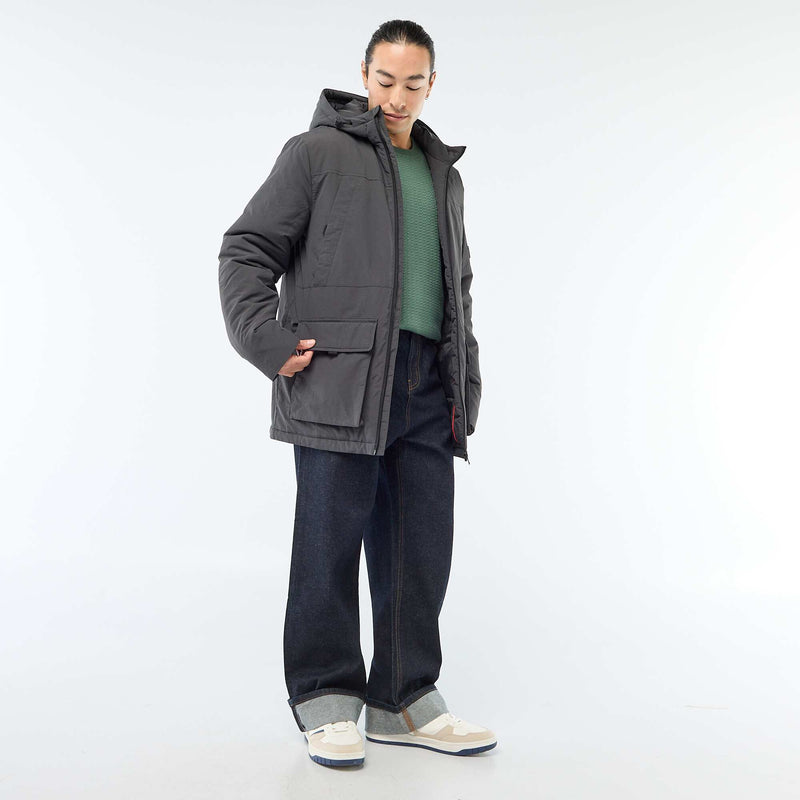 Parka légère à capuche déparlent