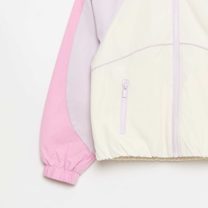 Blouson coupe-vent à capuche
