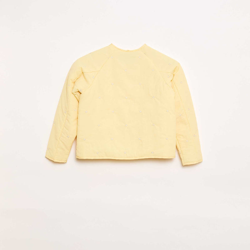 Veste matelassée avec motif brodé