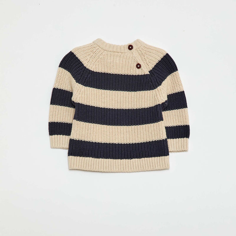 Pull en coton en maille perlée