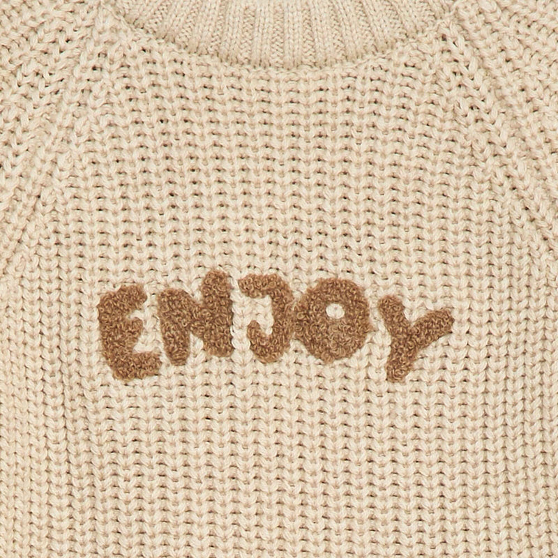 Pull en coton en maille perlée