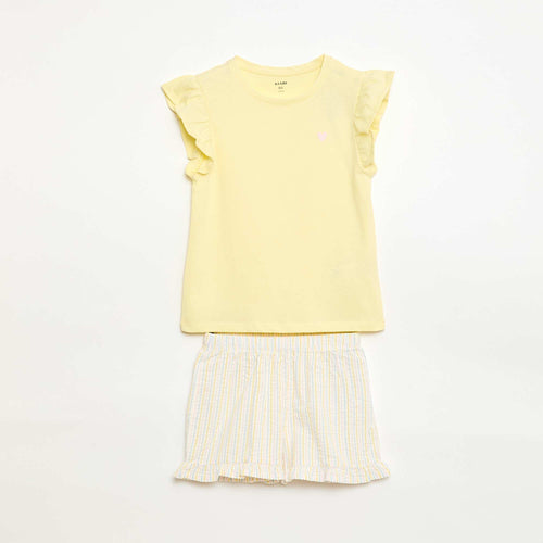 Ensemble de pyjama court t-shirt + short - 2 pièces
