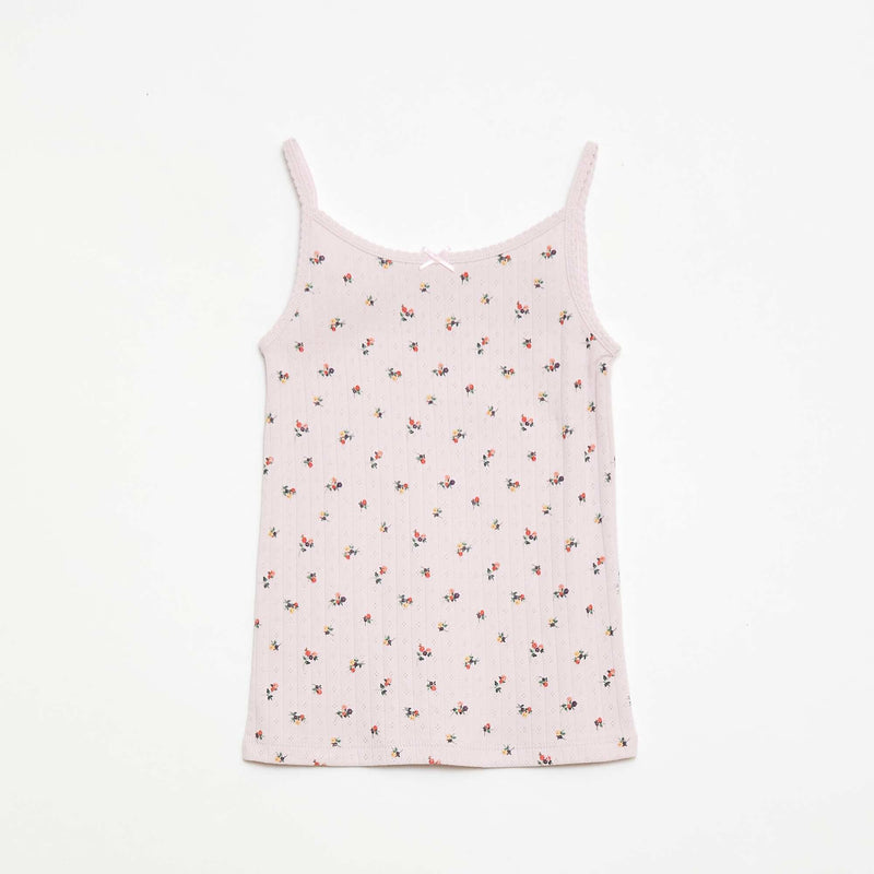Ensemble pyjama court débardeur + short à motif - 2 pièces