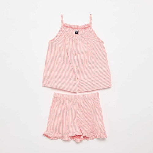 Pyjama court débardeur + short - 2 pièces