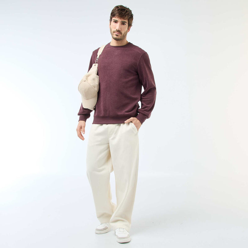 Sweat en maille nid d'abeilles